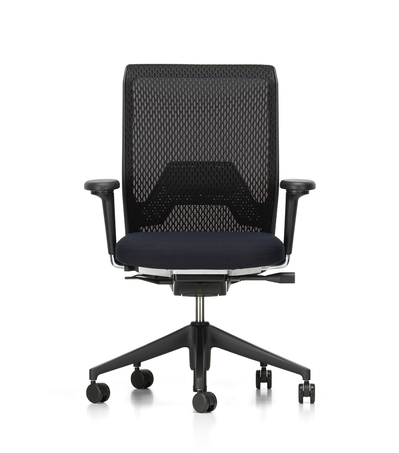 Buerostuhl ID Mesh schwarz von vitra im LHL Onlineshop kaufen - Vorderansicht