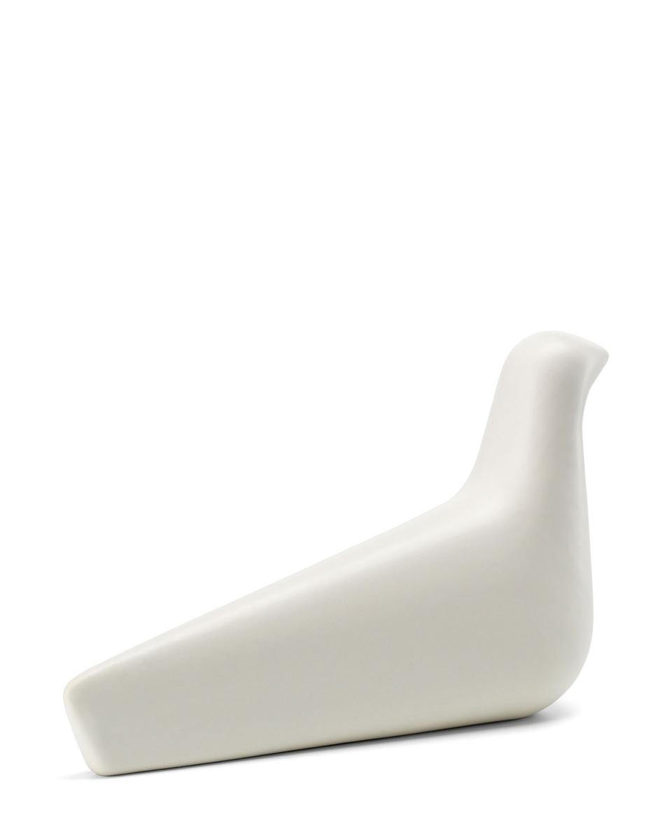 Designobjekt Vogel LOiseau von vitra Keramik elfenbein im LHL Onlineshop kaufen. Seitliche Ansicht