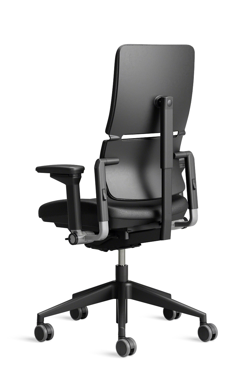 Schwarzer Buerostuhl Please von Steelcase in Modellvariante Standard bei LHL im Onlineshop kaufen - Backview