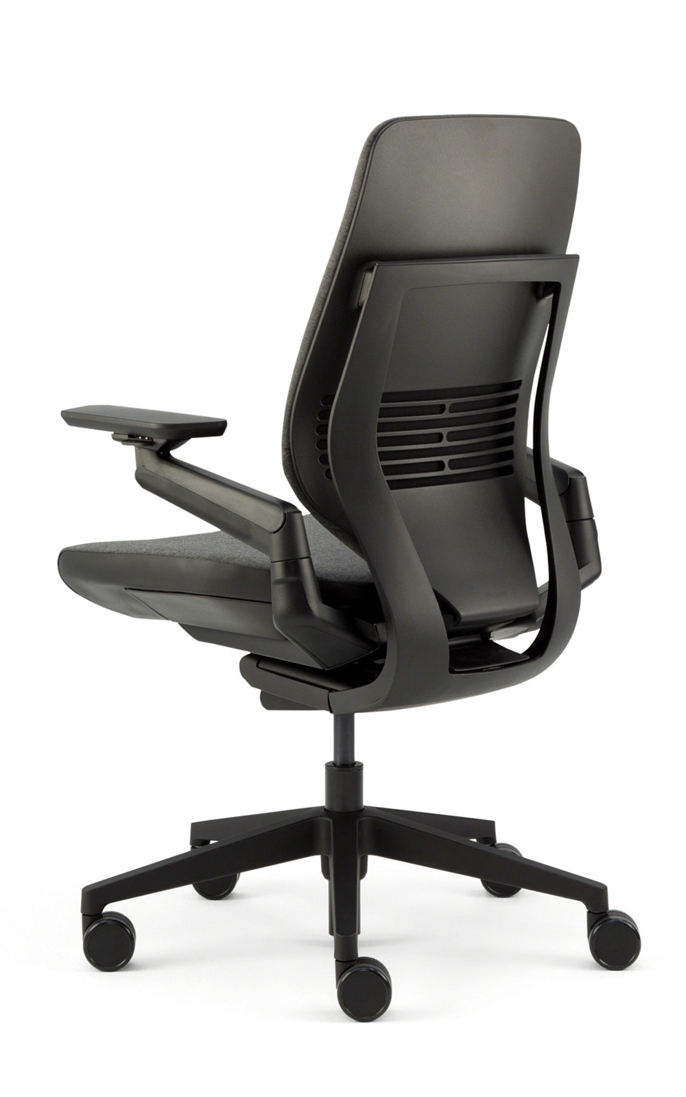 Schwarzer Buerostuhl Gesture von Steelcase ohne Kopfstütze bei LHL im Onlineshop kaufen - Rueckansicht-2