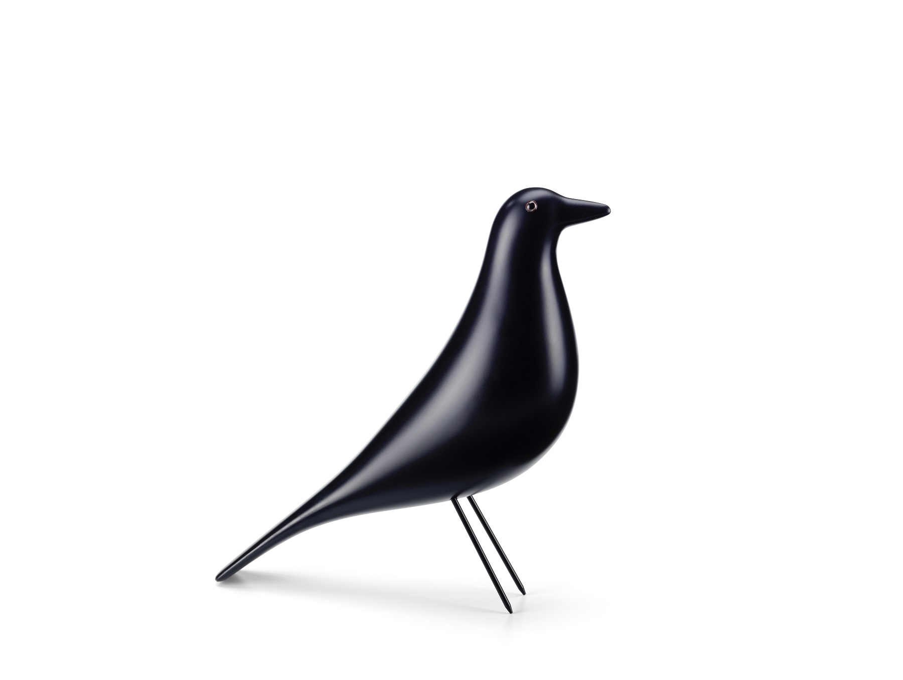 Designobjekt Vogel Eames House bird von vitra im LHL Onlineshop kaufen. Schwarz Seitliche Ansicht
